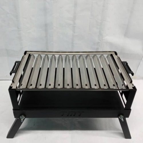 Parrillera Grill Para Camping De Acero Inoxidable Tmt