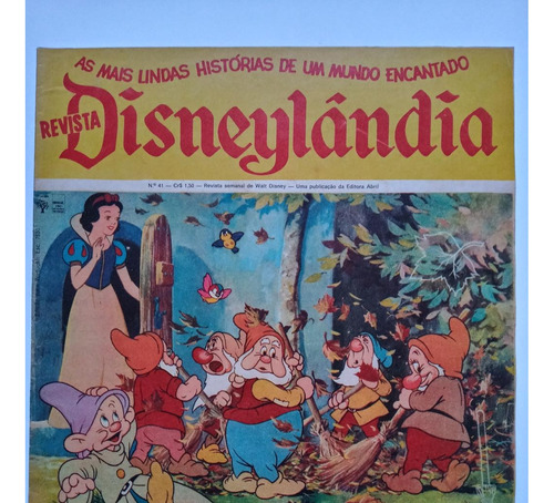 Revista Disneylândia Nº 41 - Editora Abril - 1972