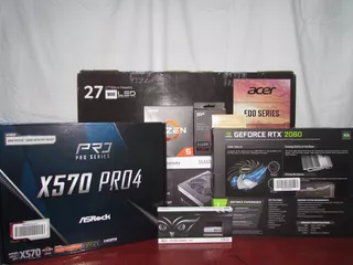 Cpu Gamer 5 5600x, Ram 16gb ,rtx 2060 12gb, Monitor Gamer