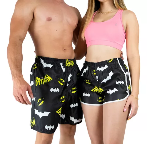 Kit Casal Conjunto Casal Estampa do Batman