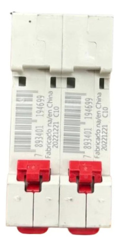 Mini Disjuntor Steck 2 Polos Bipolar Bifasico Curva C 25a