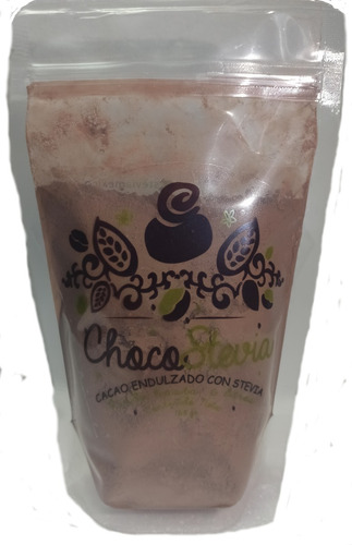 Chocostevia Polvo Para Preparar Leche De Chocolate Sinazúcar