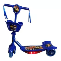Comprar Patinete Analu Kids  Infantil Carros  Azul  Para Crianças