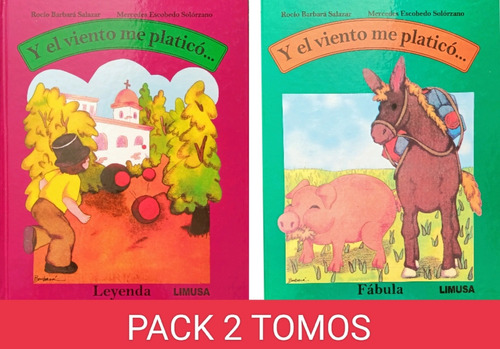 Y El Viento Me Platico Pack 2 Tomos Fabula Leyenda+ Obsequio