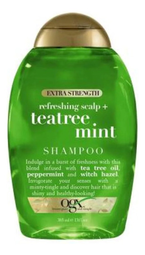 Shampoo Ogx Refreshing Scalp + Teatree Mint 385 Ml