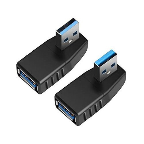 Adaptador Usb 3.0 De 90 Grados Macho A Hembra Conector P
