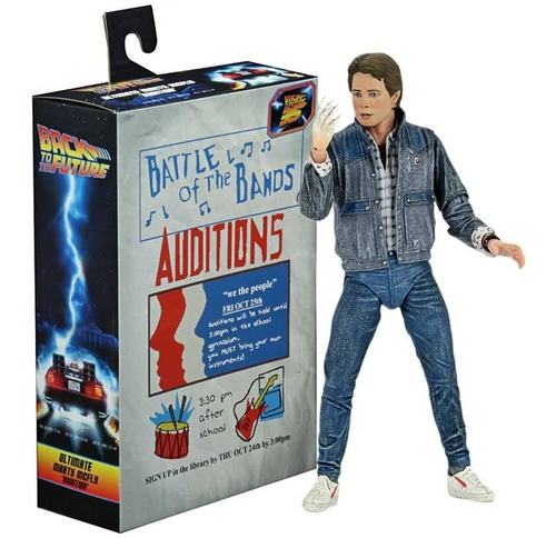 Neca Back To The Future Marty Bands Auditions Figura Colecci