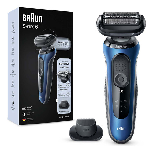 Braun Series 6 Afeitadora Eléctrica Hombre, 6020s Para Barba