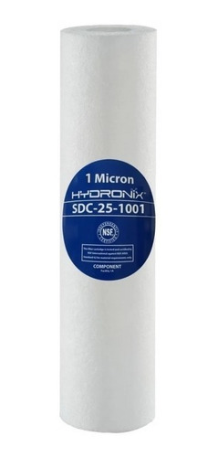 Polipropileno 10''x2.1/2 1 Micra Hydronix Refil Para Filtro