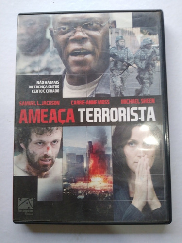 Ameaça Terrorista Dvd Original Usado