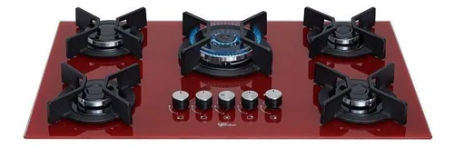 comprar Fogão Fischer 5 Bocas Tripla Chama Rouge Bivolt