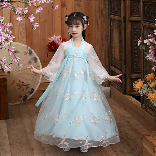 Disfraz Tradicional Chino Antiguo Para Niños Hanfu Dr.