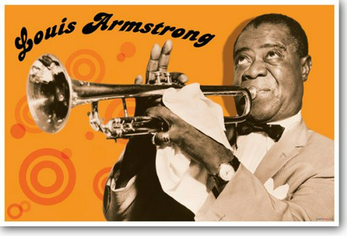 Póster De Música De Louis Armstrong