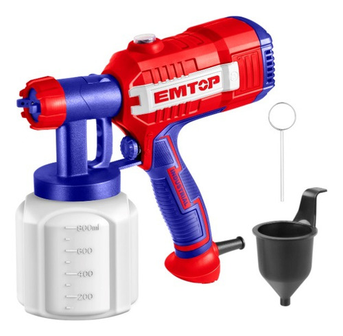 Pistola De Pintar Eléctrica 450w Emtop 110v 800ml