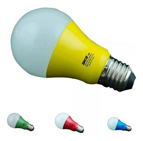 Lampara Led Color Rojo 3w Sica