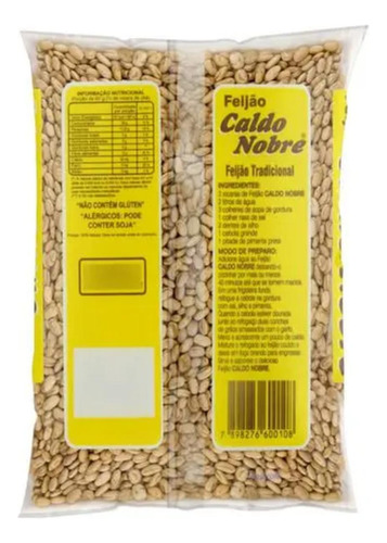 Feijão Carioca Tipo 1 Caldo Nobre 1kg