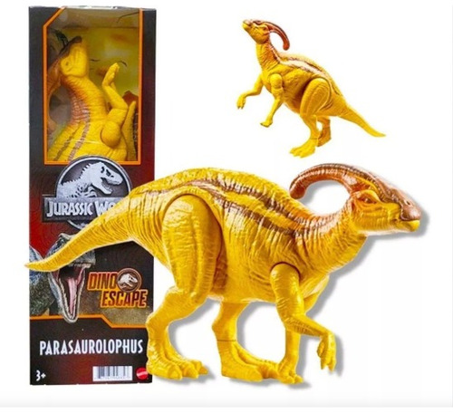 Dinosaurio Parasaurolophus Articulado Básico Mattel Jurassic