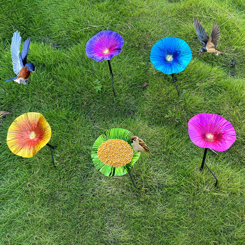 Baños Para Pájaros Para Exteriores, De Metal, Para Azul