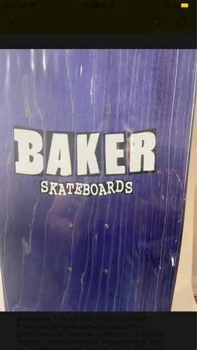 Tabla De Patineta Baker