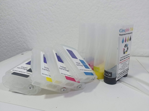 Sistema Tinta Continua Compatible Designjet 110p 10 Y 11 S/t