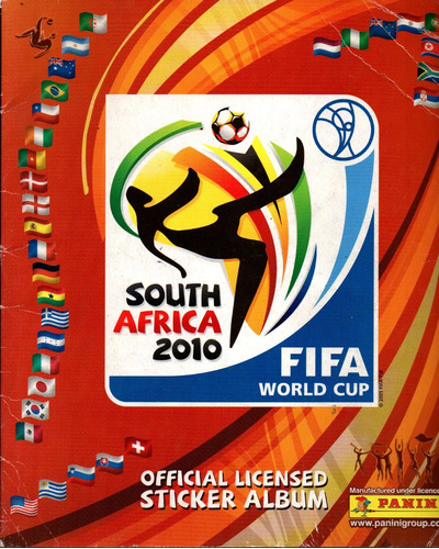 Album Mundial Surafrica 2010 Copa De Futbol Fifa Vacio Nuevo