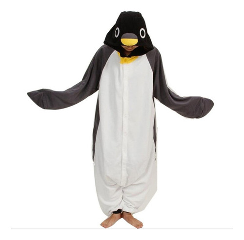 Lindo Pijama Kigurumi Con Pingüinos Antárticos