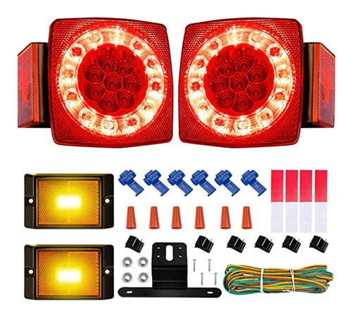 Cyfie Kit Luz Led Remolque 12 5 Trasera Sumergible Para