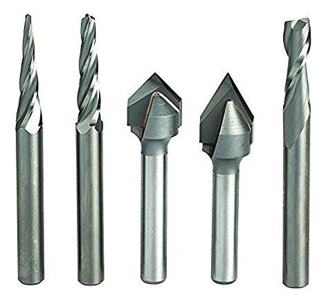 Whiteside Cnc Router Bit Starter Set 5 Piezas