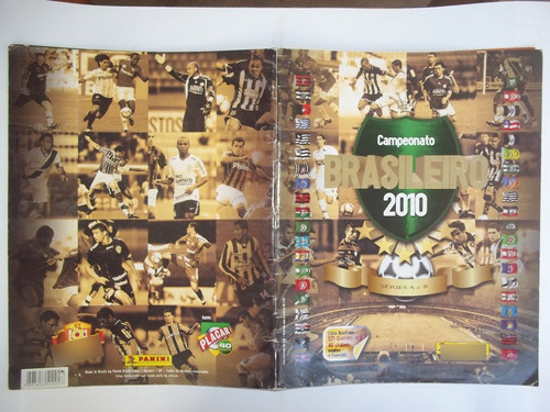 Álbum Campeonato Brasileiro 2010 Com 369 Figurinhas