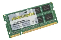 Comprar Memória Ram Markvision Bmd22048m0800c5u002F2gb Cor Verde + Nf-e