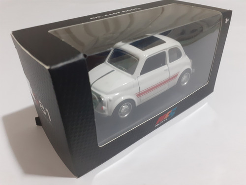 Miniatura 1:32 Fiat 500 1965 Novo Mcs Model Rara. Branco Perolizado