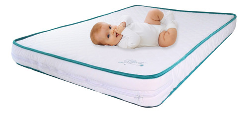 Colchón Para Cuna Impermeable De Bambú 105 X 70 X 15