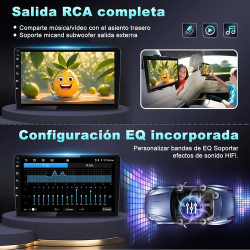 Autoestéreo 6+128g Pantalla Para Hyundai Elantra 2016-2018 Negro
