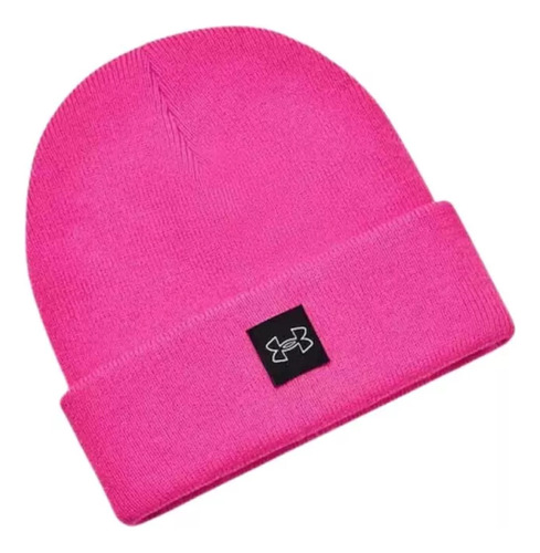 Gorro Fitness Under Armour Halftime Cuff Rosa Mujer 1373101-