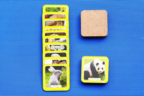 Juego De Mesa Memoria Animales Bosque Interactivo Niños