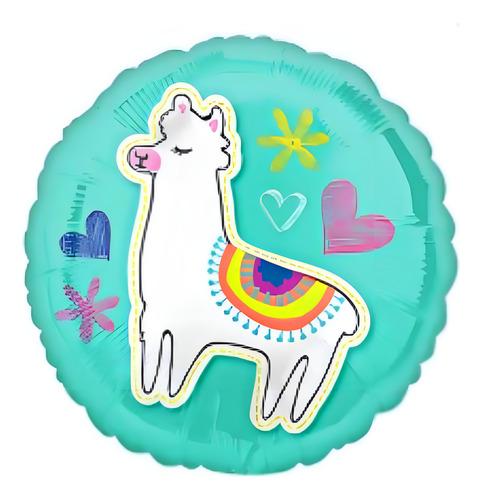 Globos Metalizados Llama 46cm - Decoraciones Temáticas