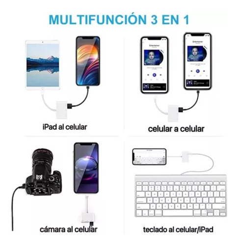 Lector De Tarjeta De Memoria Usb C Adaptador Otg Usb 3 En 1