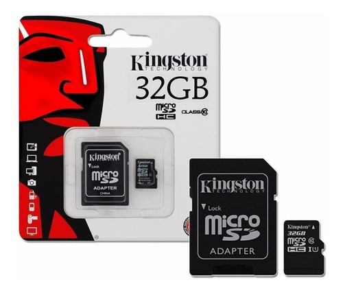 Micro Sd 32gb Kingston Clase 10 Originales Tienda Fisica