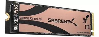 Sabrent 1tb Rocket 4 Plus Nvme 4.0 Gen4 Pcie M.2 Interno...