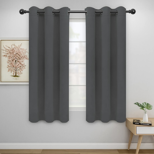 Blackout Curtains For Bedroom  Solid Thermal Insulated ...