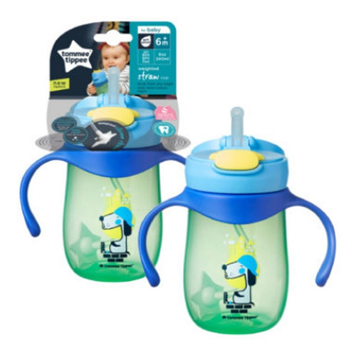 Imagen 1 de 1 de Taza De Entrenamiento Con Sorbete Pesado 8oz Tommee Tippee