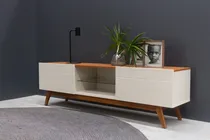 Comprar Mesa Tv Led Mueble Rack Moderno Escadinavo Modular 1.80 