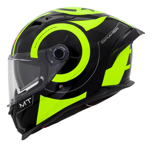 Capacete Mt Helmets Braker Inox A3 - Gloss
