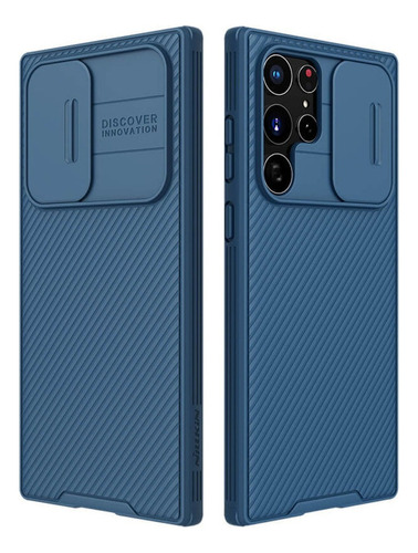 Case Nillkin Camshield Pro  Para Galaxy S22 Ultra 2022 Azul