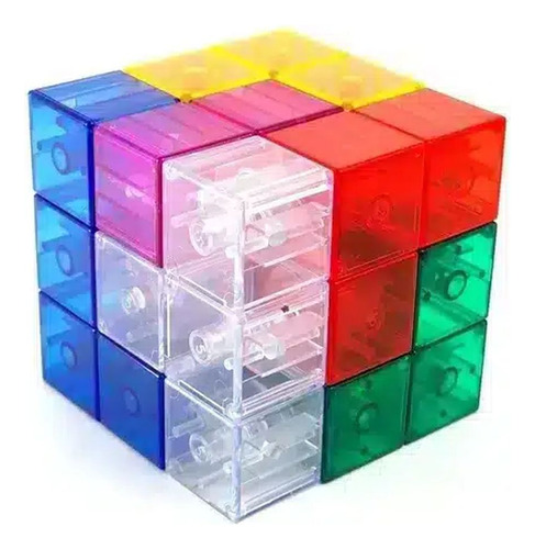 Cubo Magico Magnetico Con 7 Estilos De Colores