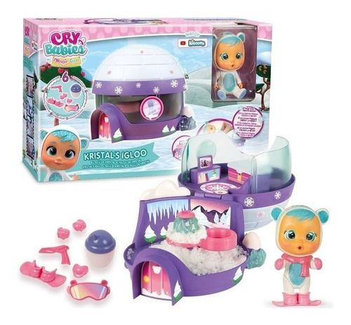 Muñeca Cry Baby Magic Tears Iglu De Cristal Wabro 7985