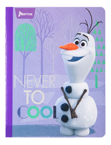 Cuaderno Norma Frozen Olaf 100 Hojas Doble Línea