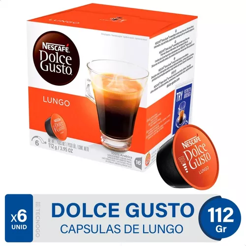 DOLCE GUSTO LUNGO 16 CAPSULES 112G X6
