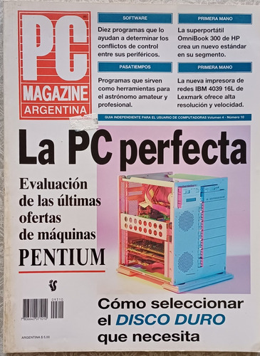 Revista Pc Magazine Argentina Vol.4 N°10 1993