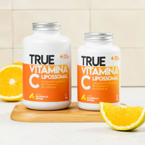 Vitamina C Lipossomal True Source 60 Cápsulas Original